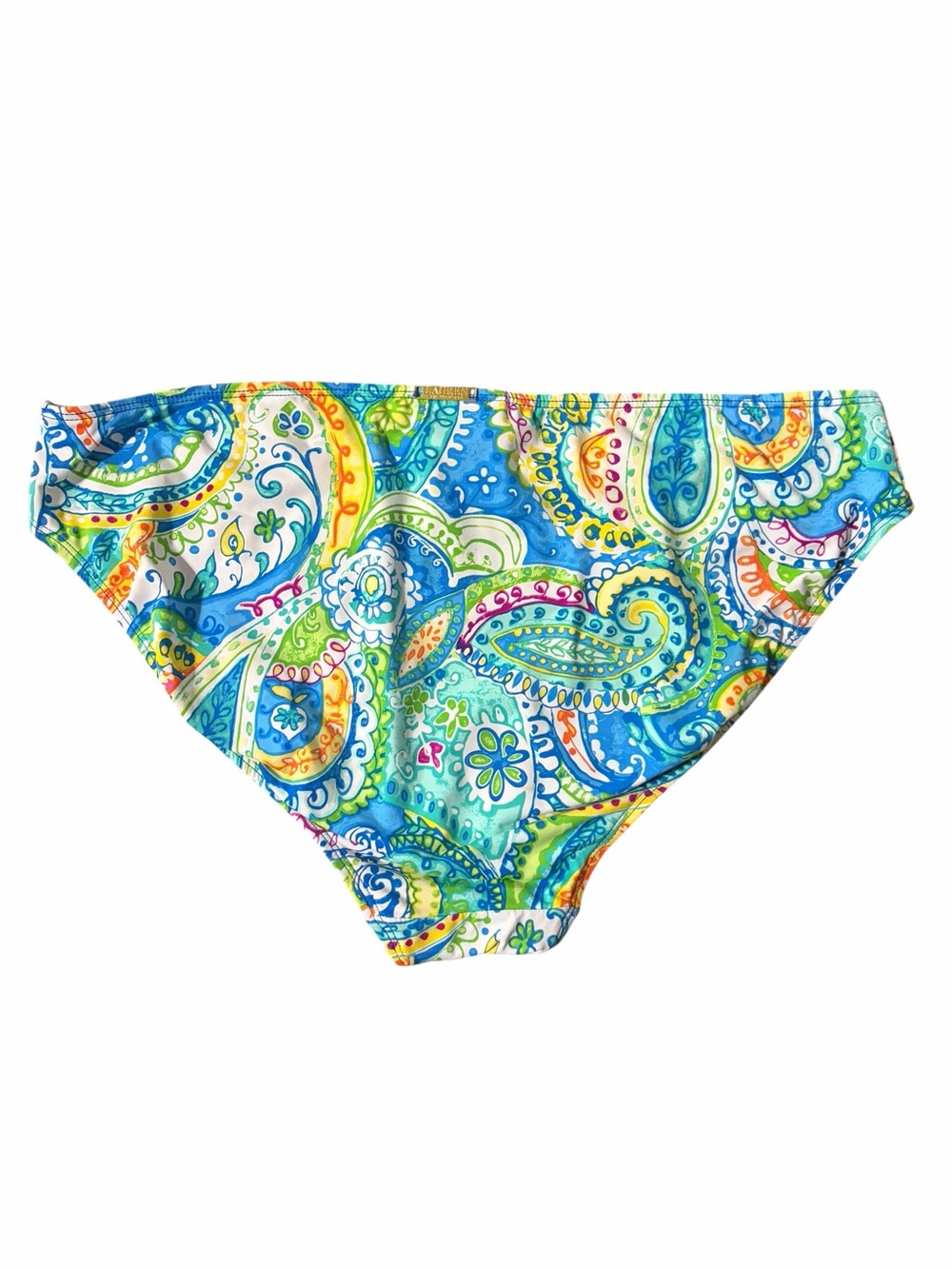 Lauren Ralph Lauren Carnivale Paisley Hipster Swim Bottom Size 16 - Picture 4 of 7